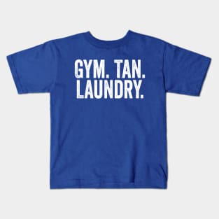 Gym Tan Laundry White Kids T-Shirt